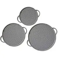 Coolinato Spritzschutz-Set aus Platin-Silikon wiederverwendbar 3tlg
