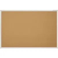 MAGNETOPLAN Design-Pinboard Pinwand Korktafel SP - (B)180x(H)90cm - Braun -Kork - Aluminiumrahmen