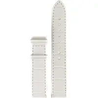 Certina - Leder Ds First Lady Chrono Lederband Weiss 17/16mm, Ohne Schnalle C610010995 - genarbt,kalb,weiß
