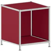 Viasit Aktenregal »System 4« schmal 1 OH rot, 40.4x40.4 cm