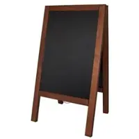 Decor Service Gehweg-Kreidetafel, dunkelbraun, wind- und wasserfest, 65x118cm, 1 Stk.