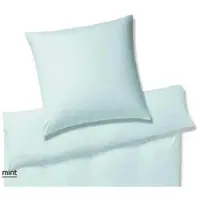 Elegante Bettwäsche Solid Stripe - 135x200 cm + 80x80 cmmint
