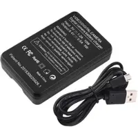 Acconic Dual Schnell-Ladegerät passend für Canon LP-E10 LPE10 inkl. USB Kabel