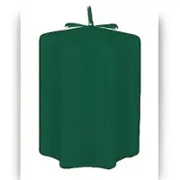 Kopschitz Kerzen Kerzen 4er Set Sternkerzen Adventskerzen, Adventskranz Dunkelgrün, 80 x 60 mm, 4 Stück (1 Set)