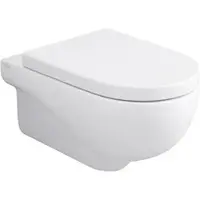 Evenes Wand-Tiefspül-WC NUVOLA 350 x 355 x 550 mm, Keramik, weiß - 93 706 64