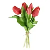 Möbel Kraft Tulpenbund ¦ rosa/pink ¦ Kunststoff ¦ Maße (cm): H: 28
