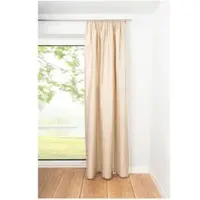 Ondeco Schlaufenschal Stream Gardinen Blickdicht Vorhang Schlafzimmer 1er Set Farbe: Sand, Größe: 135x245 cm