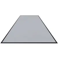 M&A Matting Schmutzfangmatte Colorstar, hellgrau, waschbar, glatter Rücken 746085300150-C02 , Maße (B x T): 85 x 300 cm