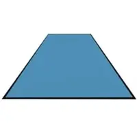M&A Matting Schmutzfangmatte Colorstar, hellblau, waschbar, glatter Rücken 7460115300150-C26 , Maße (B x T): 115 x 300 cm
