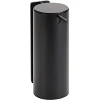 BRILLANTBAD BEASY Seifenspender Edelstahl Schwarz 120x66x165 mm, 300 ml für Bad & Küche >> zum Kleben