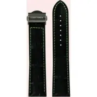 Certina - Leder Lederarmband 22mm/20mm C600018683 - alligator-prägung,rind,schwarz