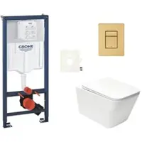 GROHE SAT Infinitio Wand-WC Set für Vorwandmontage SIKOGRSIN12SCGN0