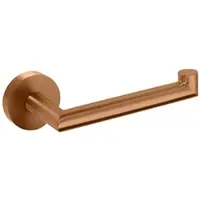BRILLANTBAD BAMBER Papierrollenhalter ohne Deckel Messing Gold Kupfer matt 70x175x55 mm für Bad & WC >> zum Bohren