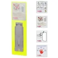 Ophardt hygiene ingo-man SRL E Signalrahmen, mit Aufkleber 1420148 , Für 500 ml - Spender, leuchthellrot