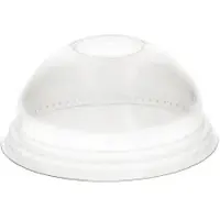 Verive Domdeckel für Clear Cups ohne Loch, rPET, Ø 95 mm 80550089 , 1 Karton = 16 Packungen à 50 Stück