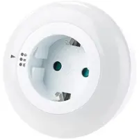 Revolt LED-Nachtlicht mit Dämmerungssensor und Steckdose, 3 Farben