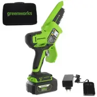 Greenworks GD48MCS10XK2 - Akku-Handkettensäge - 48V 2Ah
