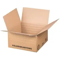 VEPATIM 4x Felgenkarton für 17 Zoll - 470x470x(117)-265mm mit variabler Höhe 2-wellig