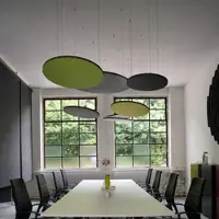 LAUTLOZ Deckensegel-Set ceiling round Deckenträger Farbe: lichtgrau, Größe: 50x50x2,5cm