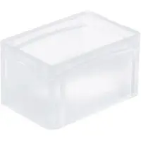 Proregal Transparenter Eurobehälter BasicLine Mit Geschlossenem Griff HxBxT 17 x 20 x 30 cm 7,2 Liter Eurobox Transportbox