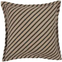 Nobodinoz - Landscape Kissen, 45 x 45 cm, gestreift sesame