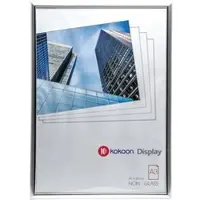 Kokoon Bilderrahmen A3 Backloader, PVC silber, 30x42x1.7 cm
