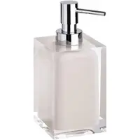 BRILLANTBAD BISTA Seifenspender Polyresin Beige 70x172x82 mm, 250 ml für Bad & Küche >> Freistehend anwendbar