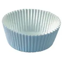 Papstar 12000 Backförmchen rund Ø 3,5 cm · 1,9 cm weiss