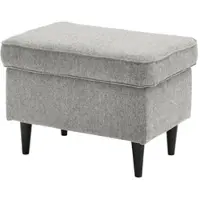 Sconto Hocker Oskar ¦ grau ¦ Maße (cm): B: 63 H: 43 T: 42.0