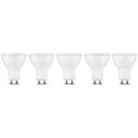 Mundotec 5 x 7 Watt GU10 LED Leuchtmittel Leuchte LED Spot|Ø50mm|Warmweiß|700 Lumen 110°
