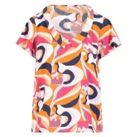 Blutsgeschwister Sommerbluse Feed the Birds - romantic colour waves XL