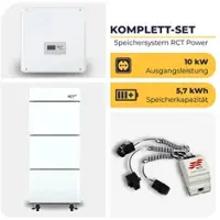 Rct power Storage DC Hybrid-Wechselrichter mit Battery | Hochvolt-Speichersystem | 3-phasig | 5,7 kWh | 10 kW