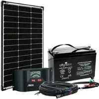 Offgridtec 100 Watt Solaranlage BIG-L 100W 101Ah 12V Komplettsystem