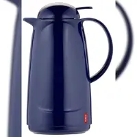 Helios Isolierkanne RELAX PUSH 1,0 l dunkelblau