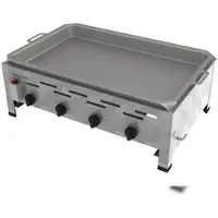 ChattenGlut Professional Gastrobräter 4-flammig Tischgerät 14,7kW und Edelstahlpfanne