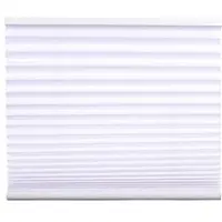 Jet-Line Plissee Indoor 20 mm - 130 - Weiß - 70 Wohnzimmer Rollo Faltrollo Klemmträger Blickdicht ohne Bohren Montage Easyfix Sonnenschutz Sichtschutz Plisse Büro Schlafzimmer Küche Ausstattung