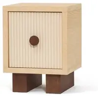 Nobodinoz - Heju Nachttisch H 52 cm, Esche natur