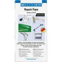 Weicon Repair-Tape, widerstandsfähiges und selbstverschweißendes Reparaturband, 1,5 m x 5 cm, schwarz