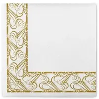 Sovie HORECA Serviette Karima in Gold aus Linclass Airlaid 40 x 40 cm, 50 Stück
