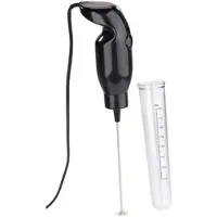 Rosenstein & Söhne Elektrischer Quirl-Mini-Handmixer mit Mixbecher-Aufsatz, 15 Watt
