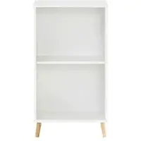 Proregal Möbelpartner Aktenregal Jaguar Small | HxBxT 92,6x51x41cm | 2 Fächern | Weiß | Büroregal, Bücherregal von