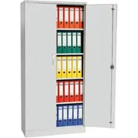 Proregal Aktenschrank Beetle | HxBxT 195x92x42 cm | Grau-Weiß