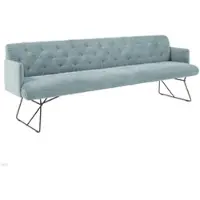 KAWOLA Esszimmerbank CHARME Cord hellblau 186cm