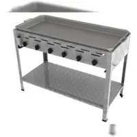 ChattenGlut Professional Gastrobräter 6-flammig Standgerät 22,0kW und Edelstahlpfanne