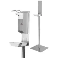 Ingo-man CV-Desinfektionssäule mit Händedesinfektionsspender 3401462 , 1000 ml - Spender