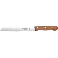 Schwertkrone Brotmesser mit Wellenschliff Klingenlänge 20 cm Buchenholz