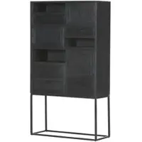 Möbel Kraft Higboard ¦ schwarz ¦ Maße (cm): B: 90 H: 160 T: 37.0