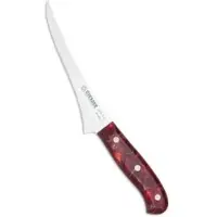 Johannes Giesser Messerfabrik Giesser Filet No. 1 PremiumCut Kochmesser, Starkes Design, unglaubliche Schärfe und perfekte Verarbeitung, Design: Red Diamond