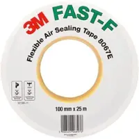 3M FAST-F 8067E Flexible Air Sealing Tape, braun, 50/50 Split, 100mm x 25m, 0.25mm