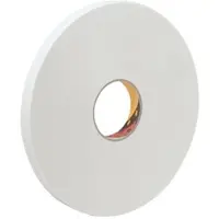 3M PE-Schaumstoff-Klebeband mit Acrylat-Klebstoff 9539, Weiß, 12 mm x 66 m, 0,8 mm